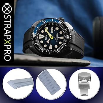 Amazon.com: StrapXPro(STX1A) 22mm Watch Bands Men's Rubber